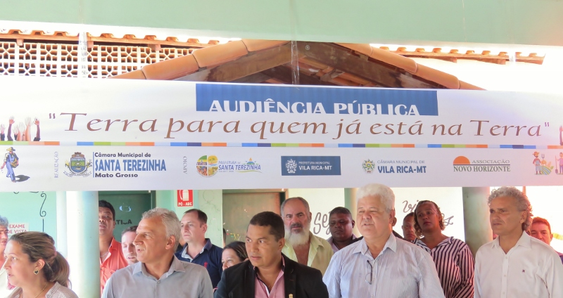 Com o tema "Terra para quem já está na Terra" a Câmara de Santa Terezinha realiza audiência para discutir sobre o pequeno produtor rural no município